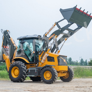 WAYMECK W1 backhoe wheel loader chinese cheap backhoe with diesel engine