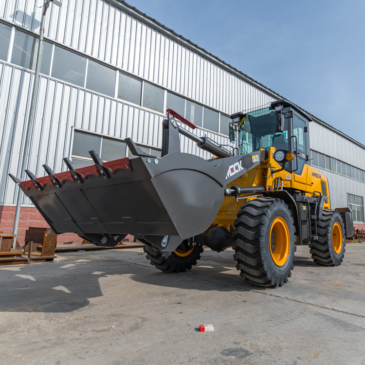 WAYMECK 2 ton power loader front wheel agricultural skid cargo underground wheel loader sale