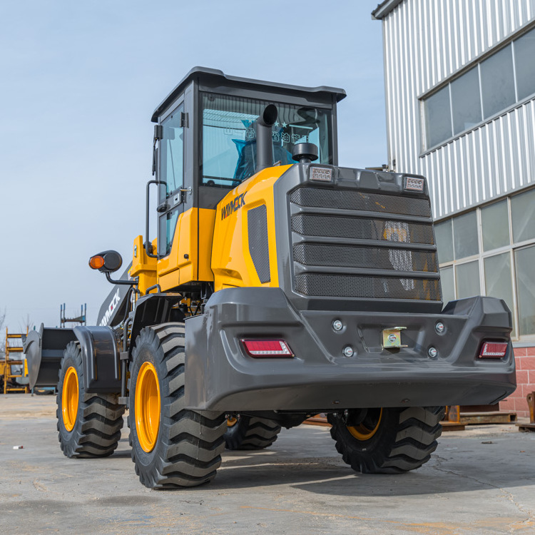 WAYMECK 2 ton power loader front wheel agricultural skid cargo underground wheel loader sale