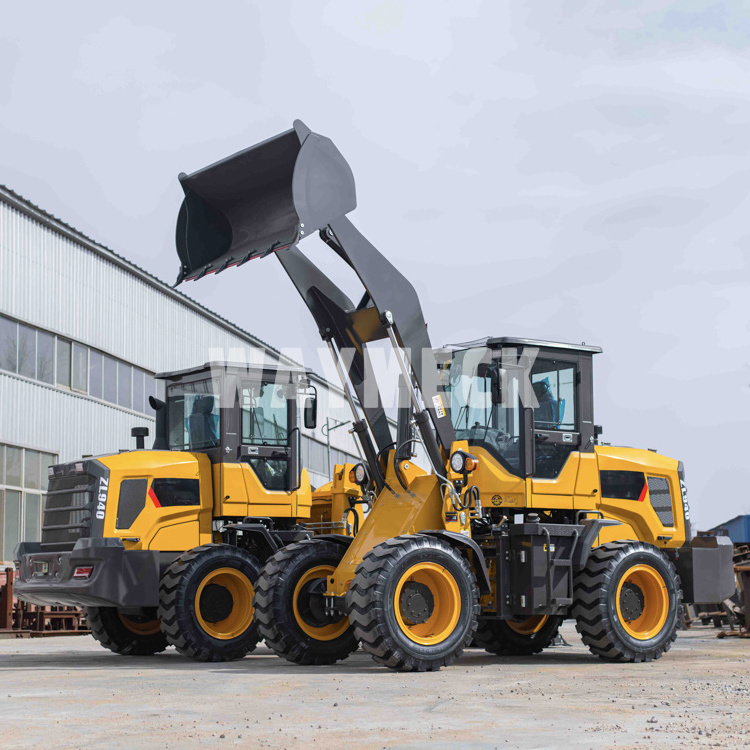 2 ton front end grab bucket mini diesel wheel loader micro articulated loader for sale