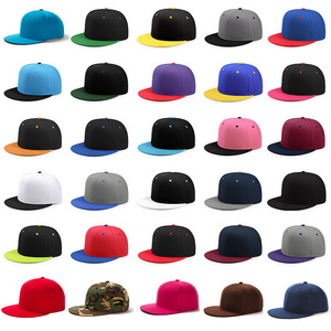 Wholesale Blank Sports Caps Flat Brim Two Tone Fitted Snapback Caps Mesh richardson 112 Trucker Hats