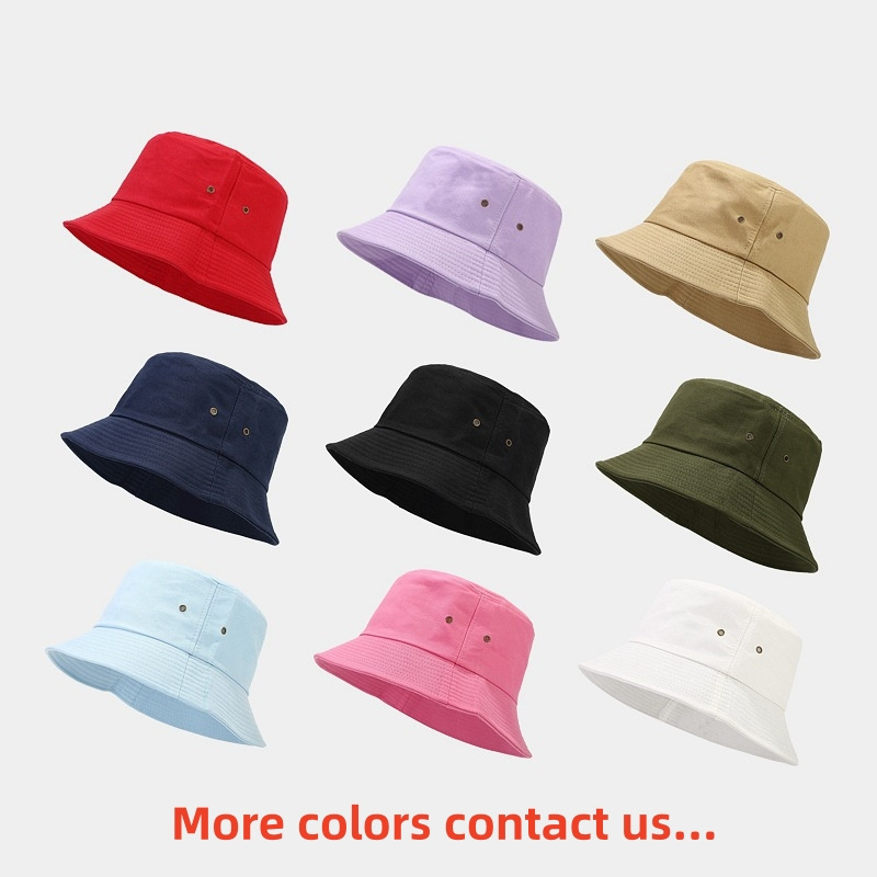 Custom embroidery logo Sun Fisherman Gorras with String Double-sided Corduroy silk lined bucket hat