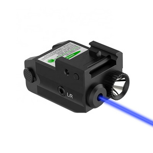 OEM ODM laser Light Combo 350 Lumen Tactical LED Light Outdoor Mini Blue laser Flashlight