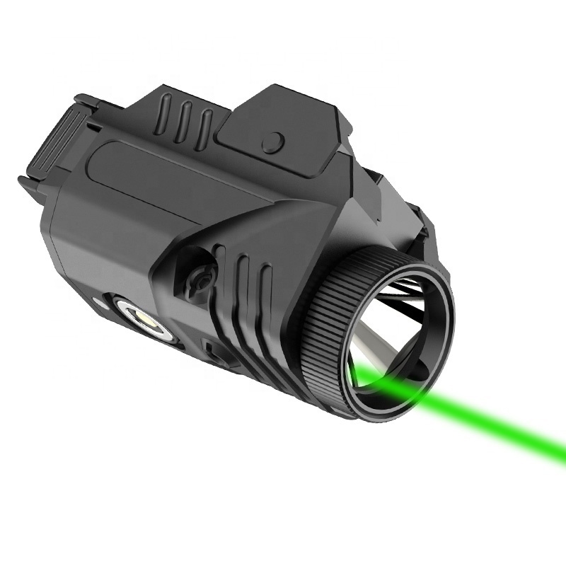 Factory Green Laser 500lm Tactical flashlight Inside and Green Beam Combo with Magnetic Charging cable