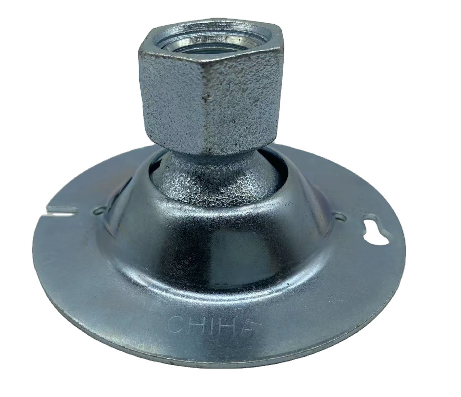 swivel fixture hangers 4 inch round , meallable and steel electrical application