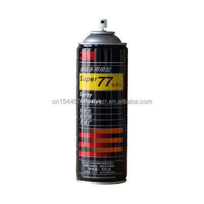 3M Super 77 305g  widely used transparent strong adhesion superglue spray adhesive for bonding paper cotton foam glass