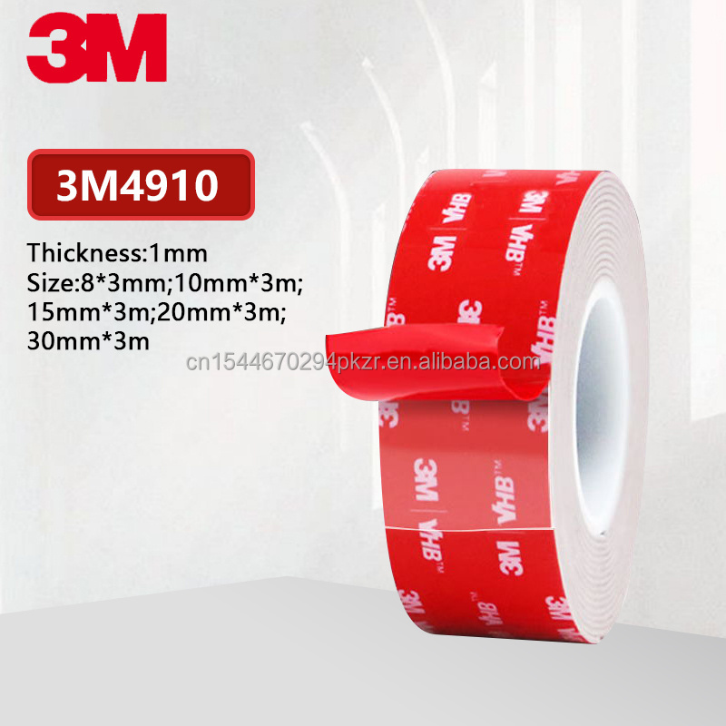 3M Tape 4910  20mm*3m  transparent double face glue high viscosity waterproof nail-free glue for bonding