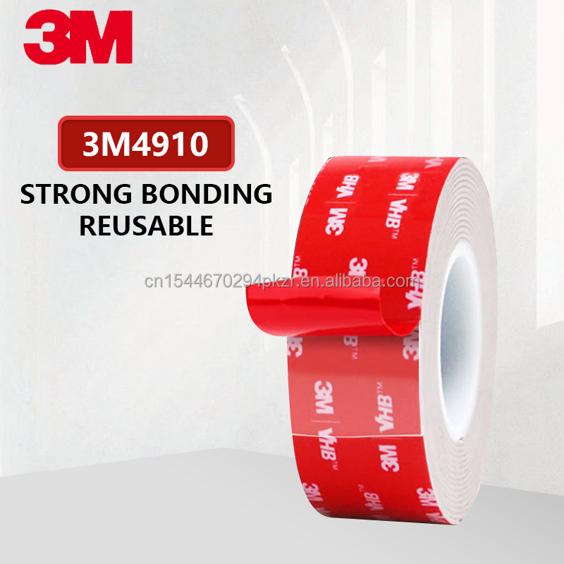 3M Tape 4910  20mm*3m  transparent double face glue high viscosity waterproof nail-free glue for bonding