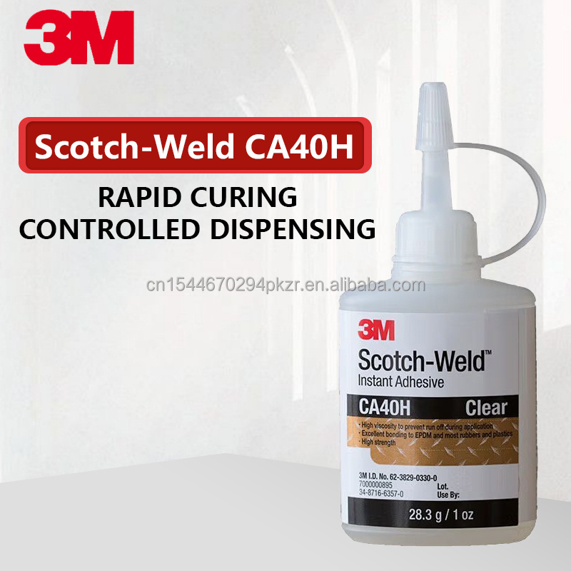 3M Scotch-Weld CA40H 20g clear fast cure whole sales instant adhesive super glue for metal plastic rubber ceramic wood