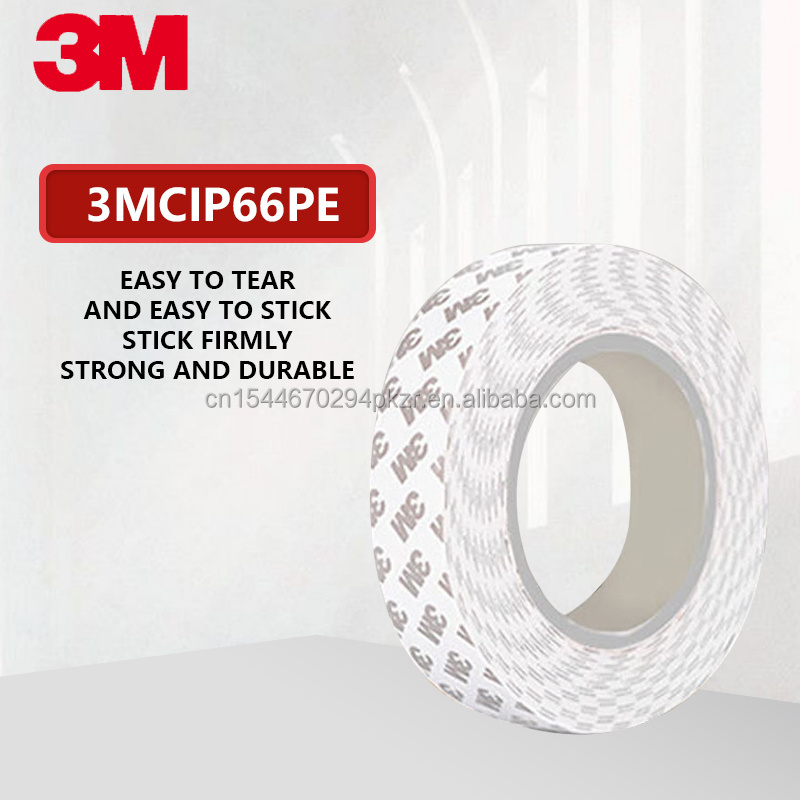 3M double-sided adhesive CIP66PE high viscosity nail free adhesive waterproof adhesive high temperature resistance  60mm*3m