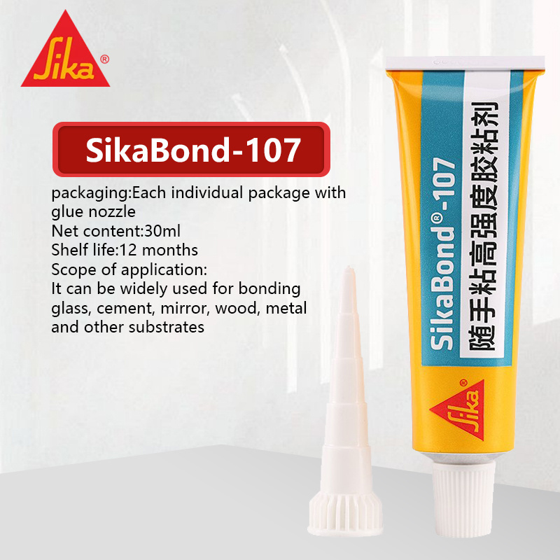 Sikabond 107 high strength superglue adhesive for wood glass mirror metal cement