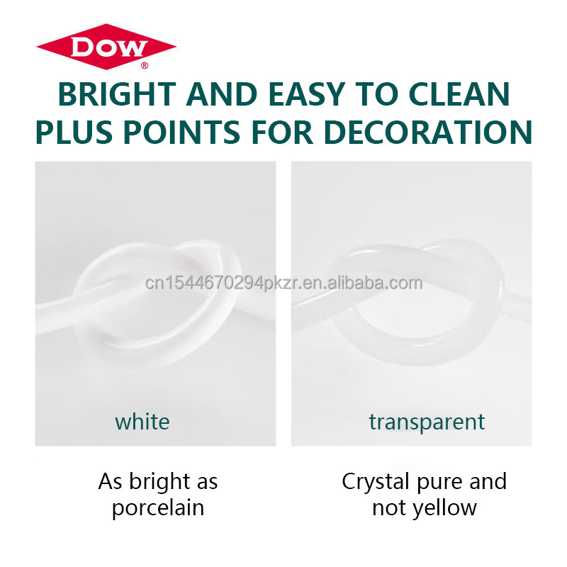 Dowsil 786   300ml  food contact level white transparent  mildew silicone sealant for kitchen bathroom