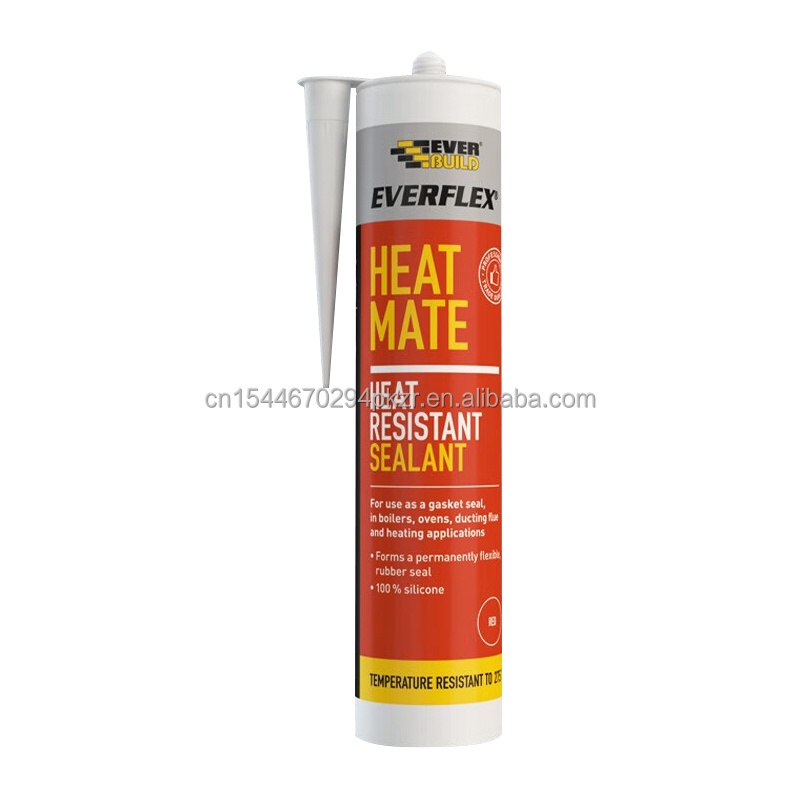 Sika Heat mate 295ml red black  high temperature resistance heat resistant sealant  silicone sealant for oven  fire place