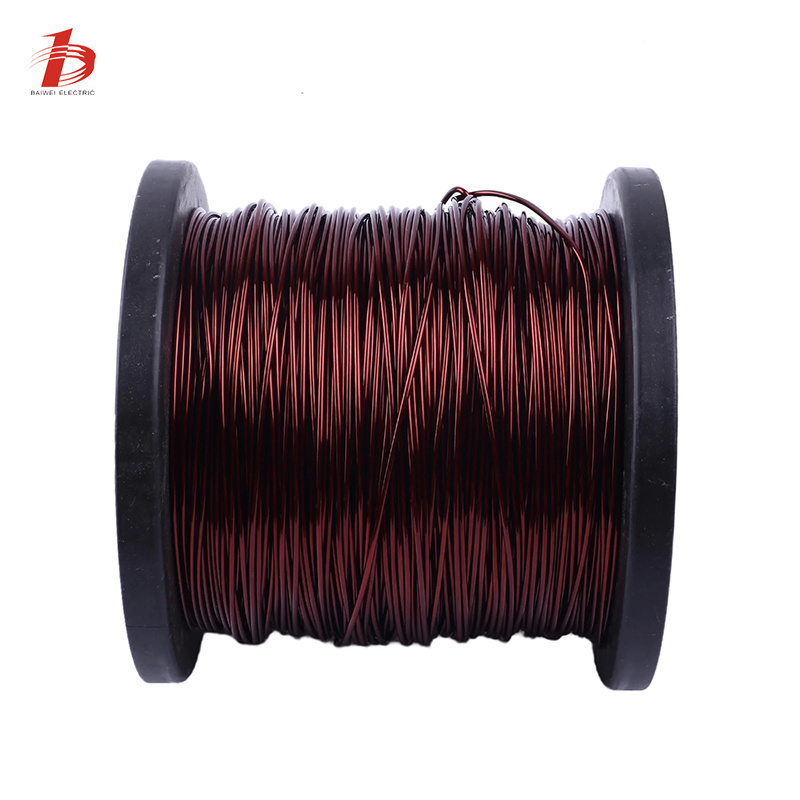 IEC Grade 2 AWG 8 SWG 10 Dia 3.25mm 4.5mm EI/AIW Insulation Copper Conductor Round Enameled Wire for Wind the Air-core Inductor