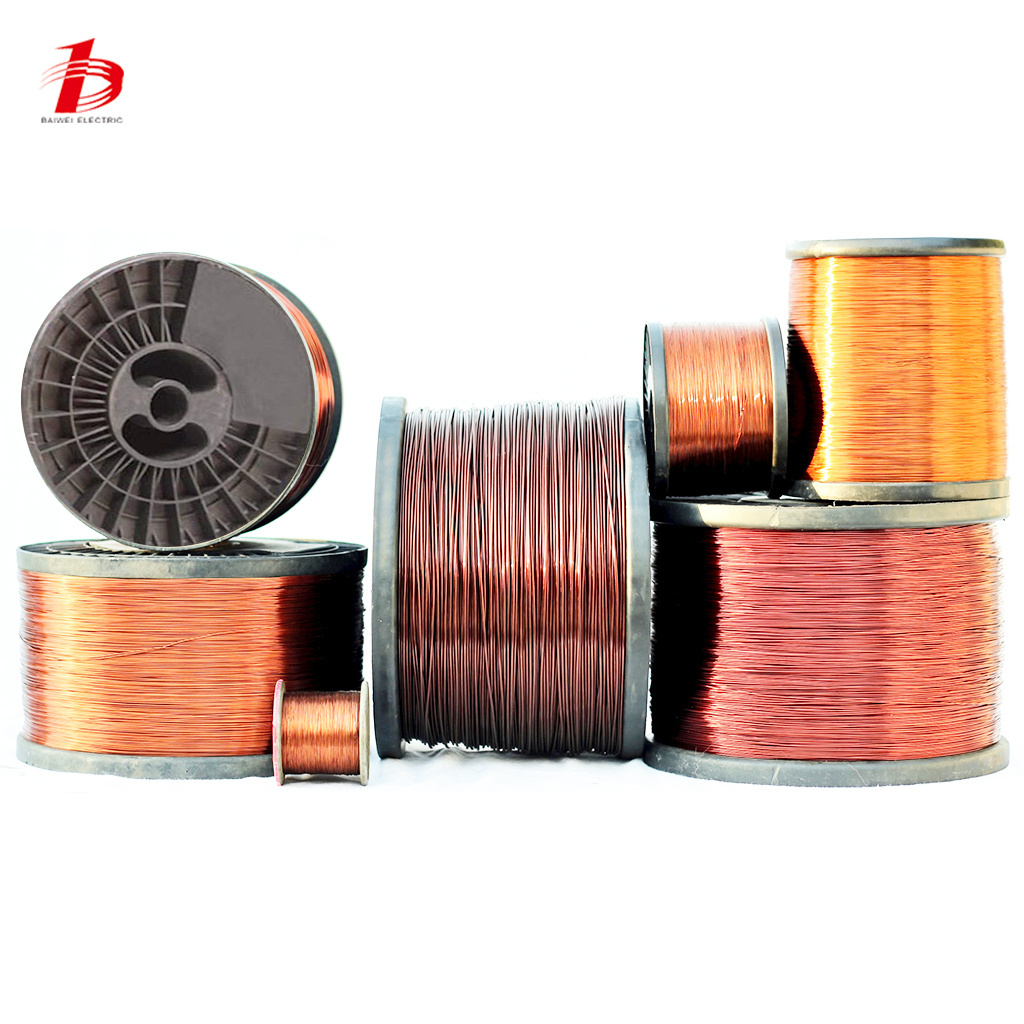 Class 200 1.25mm 1.5mm 2mm 2.5mm 4mm Fio Aluminio Esmaltado oxidative aluminum magnetic winding coil wire for transformers