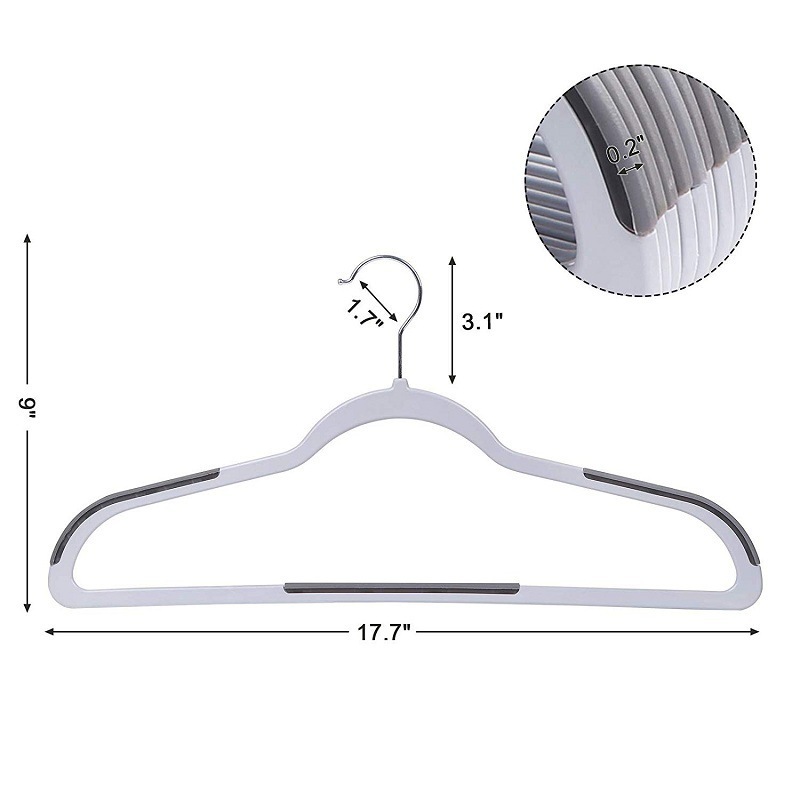 Dry And Wet Dual-Use Non-Slip Multi-Functional Home Magic Large Clothes Hanger Wholesale Plastic Hangers