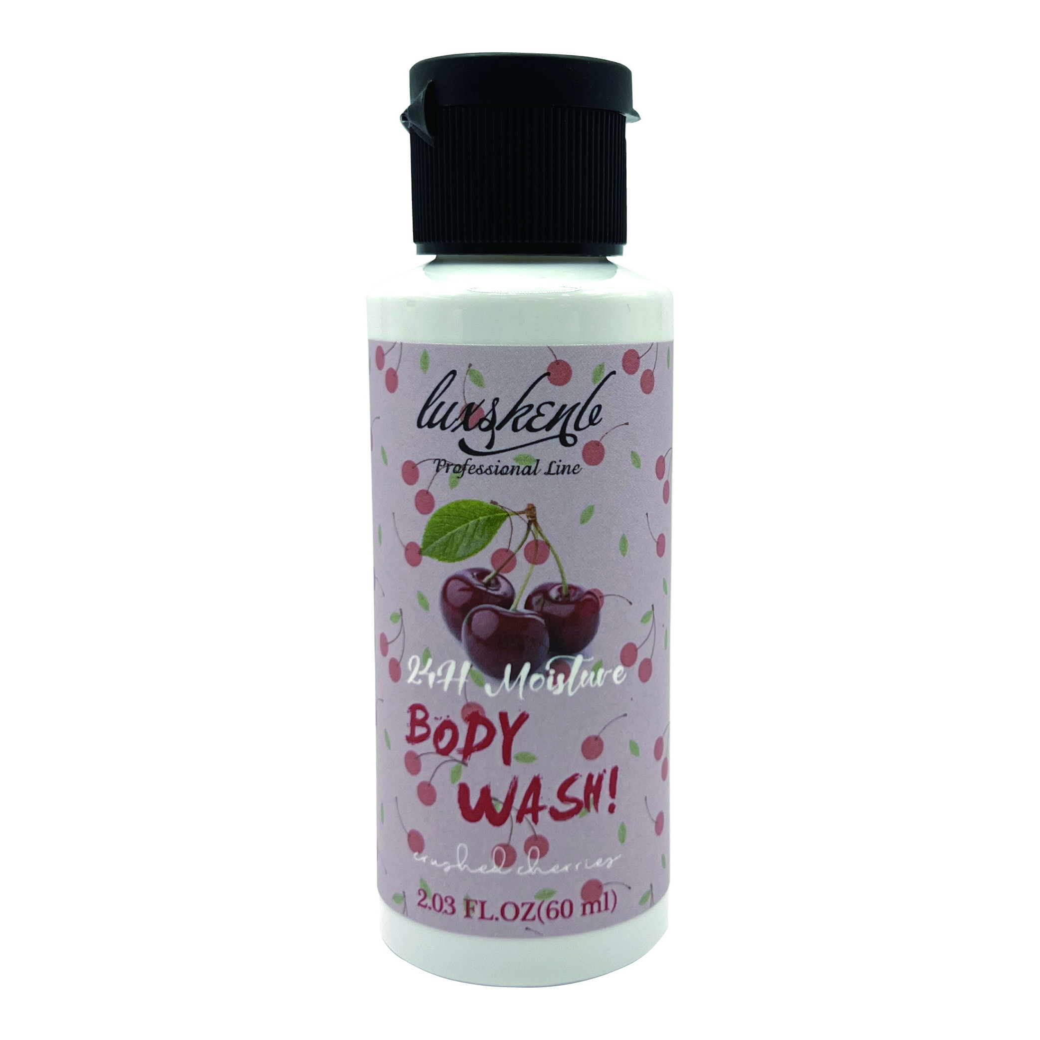 Travel Size Cherry Essence Fruit Bath and Body Works Shower Set Vegan Bath Cleansing Organic Exfoliating Body Scrub And Lotion