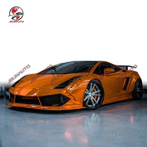 New Fashion LP560 LB Style Fender Wide Body Kit For Gallardo LP550 540 Facelift Front Bumper Front Lip Side Skirts Spoiler