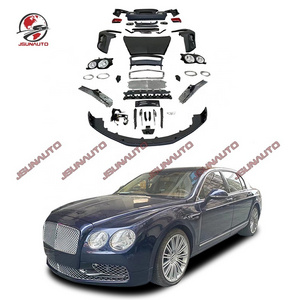 2017-2019 New Style Whole Body Kit For Bentley Flying Spur Facelift Upgrade Front Bumper Hood Rear Bumper Grill Taillight