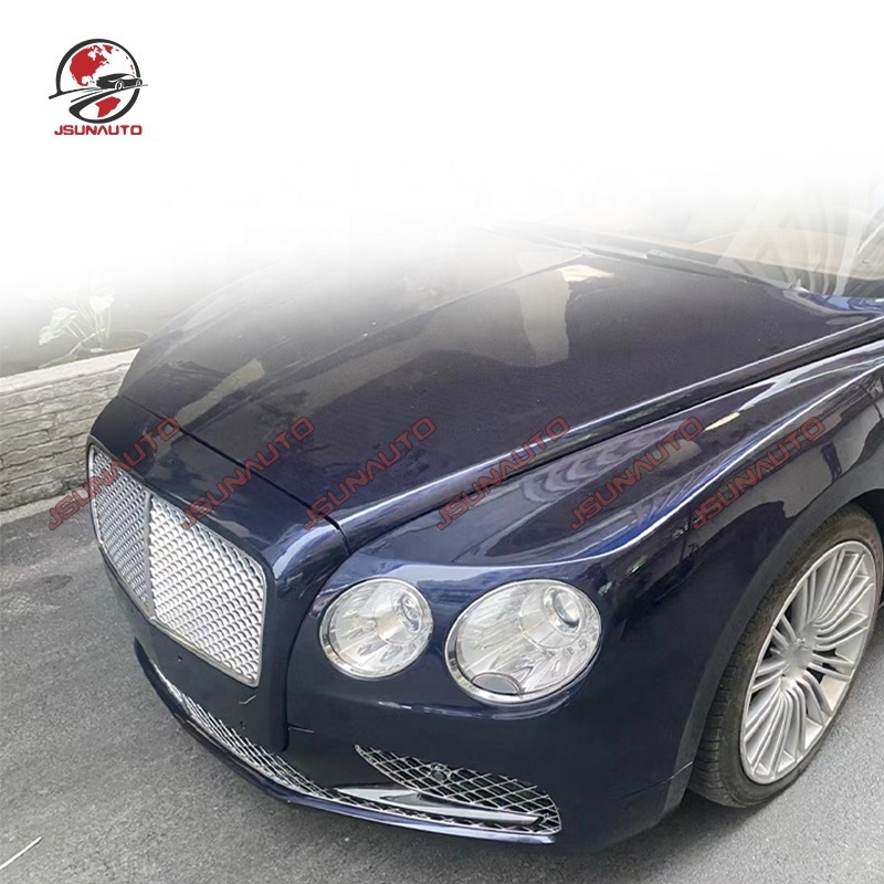 2017-2019 New Style Whole Body Kit For Bentley Flying Spur Facelift Upgrade Front Bumper Hood Rear Bumper Grill Taillight