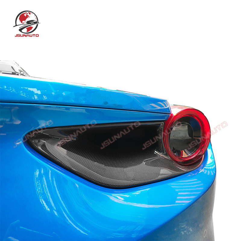 Dry Carbon Fiber Body Kit For Ferrari 488 Rear Bumper Tail Light Frame N Style Forged Carbon Tail Lamp Cover For 488 GTB/Spider