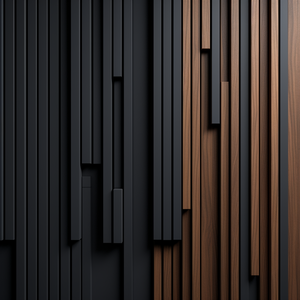 Wooden wall akupanel akustik panel slats wood fluted acoustic panels