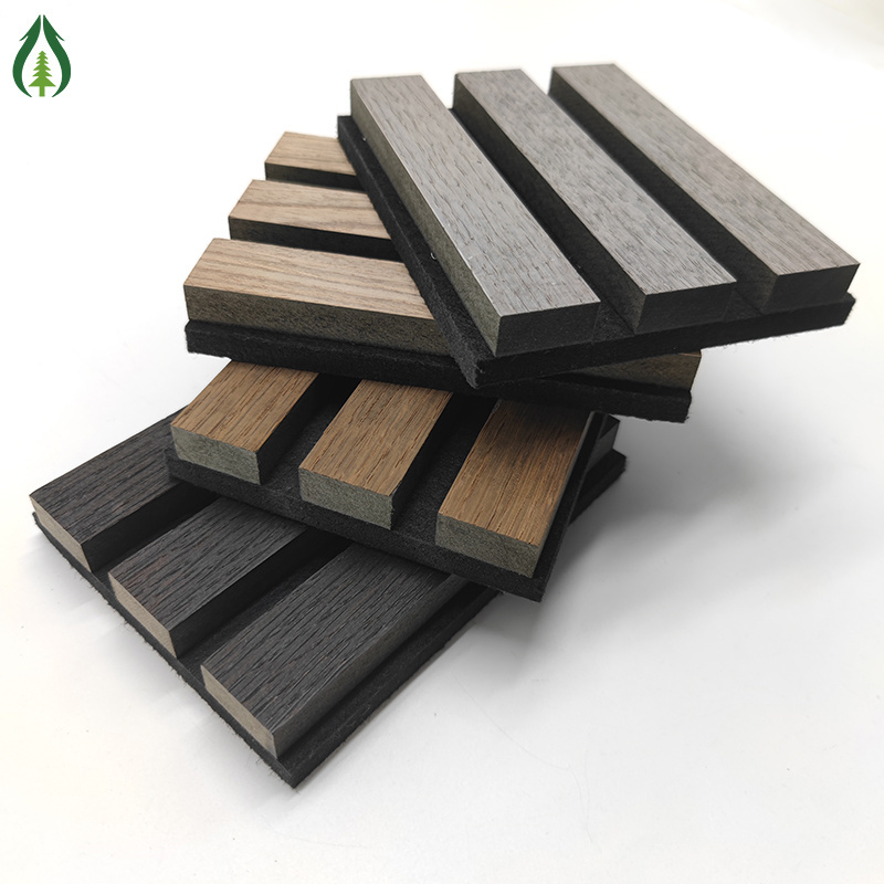 Guancheng Acoustic Foam Sound Absorbing Sponge Soundproof Polyester Wooden Slat Wood Ceiling Panel