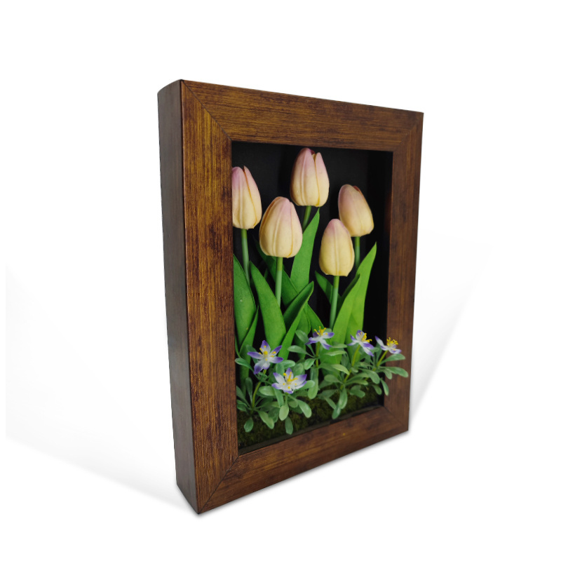 White Shadow Box Frames High Quality Custom Black Wholesale 8*8 Customized Logo Painting Frame Decorative Photo Frame PF