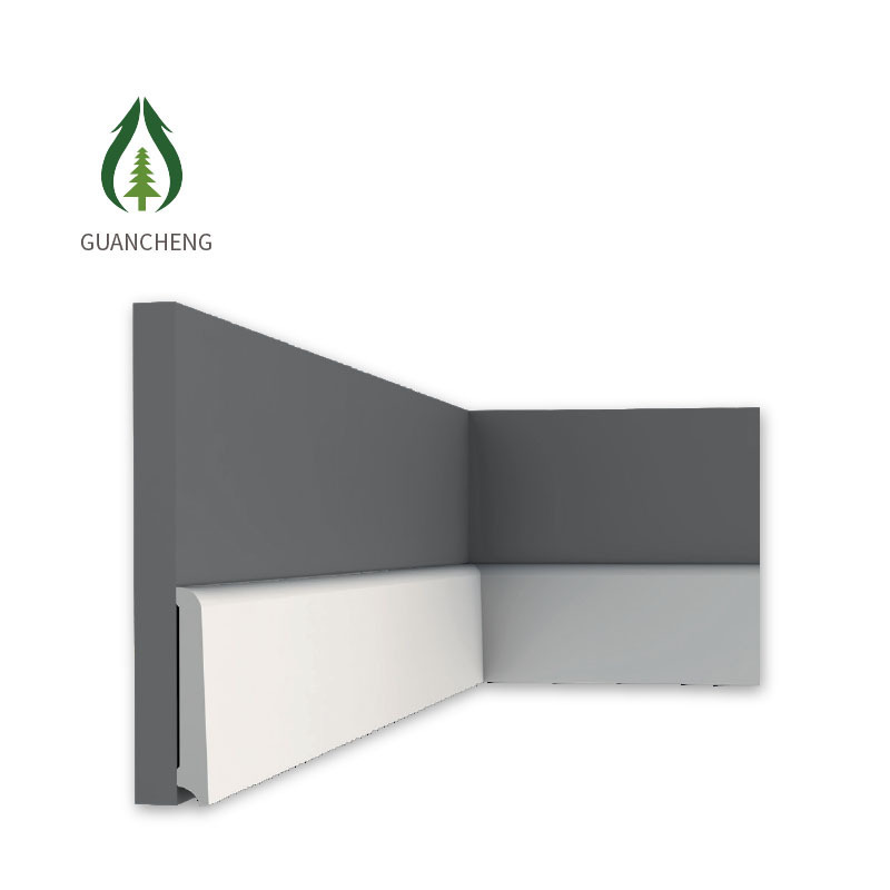 Factory Price 100*15mm Hot Selling White Black Skirting Interior Decoration PS Skirting Board Cover