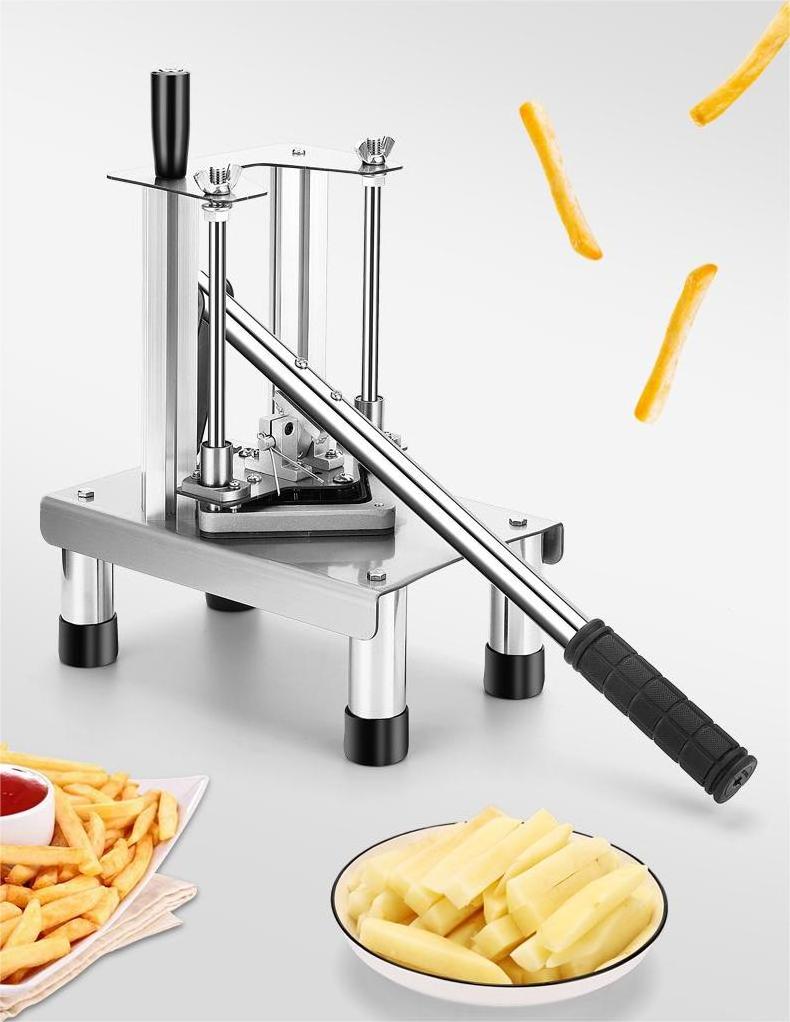 2023 High Quality Multifunction French Fries Cutter Stainless Steel Chips Slicer Vegetable Fruit Slicer Potato Chopper Machine