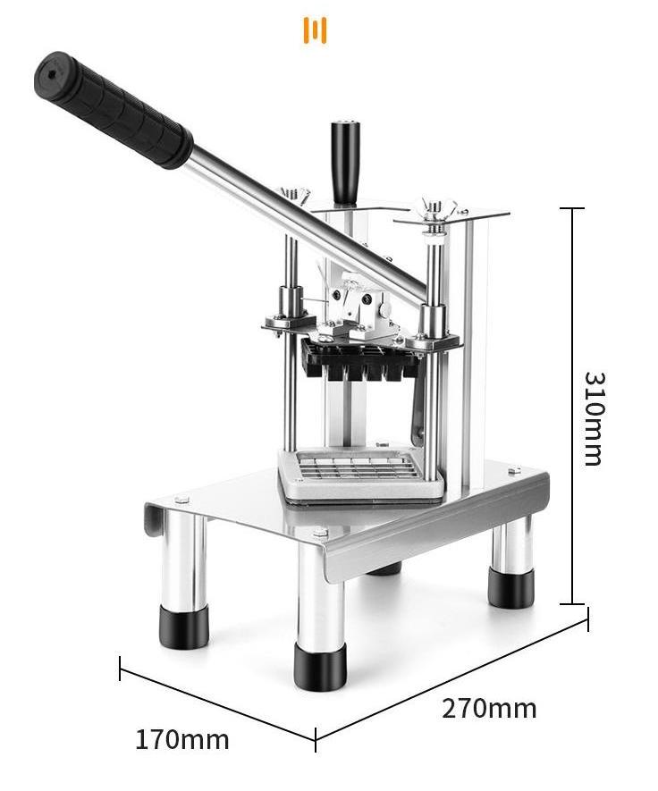 2023 High Quality Multifunction French Fries Cutter Stainless Steel Chips Slicer Vegetable Fruit Slicer Potato Chopper Machine