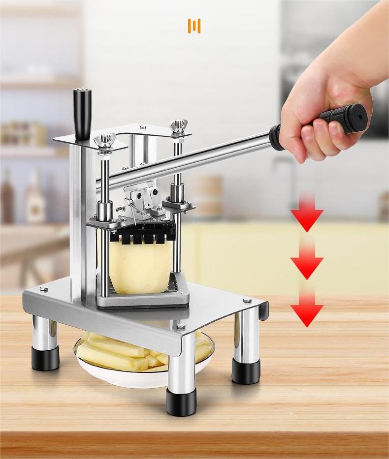 2023 High Quality Multifunction French Fries Cutter Stainless Steel Chips Slicer Vegetable Fruit Slicer Potato Chopper Machine