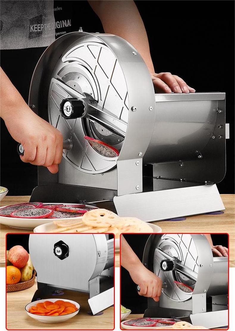 Electric Fruit and Vegetable Slicing Machine Stainless Steel Household Best Cheap Vegetable Cutter