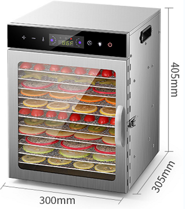 Best  Factory Price Wholesale Industrial Touch screen 18-layer Stainless Steel Food Dehydrator Fruit Dehydrating  Machines