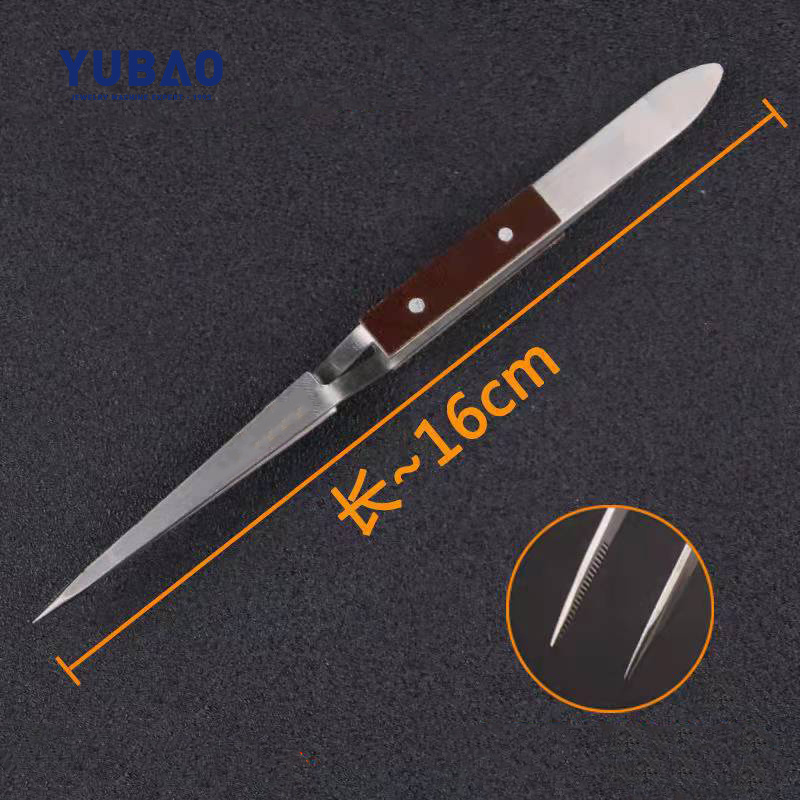 90/45 Degree Stainless Steel Tweezers Set With Inclined Extension Stainless Tweezer Tongs 90 Degree Tweezer