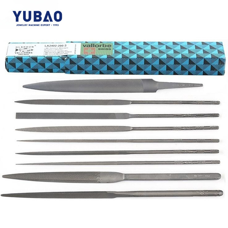 Round Square Flat Swiss High Carbon Steel File Set Diy Jewelry Making Tools Steel File