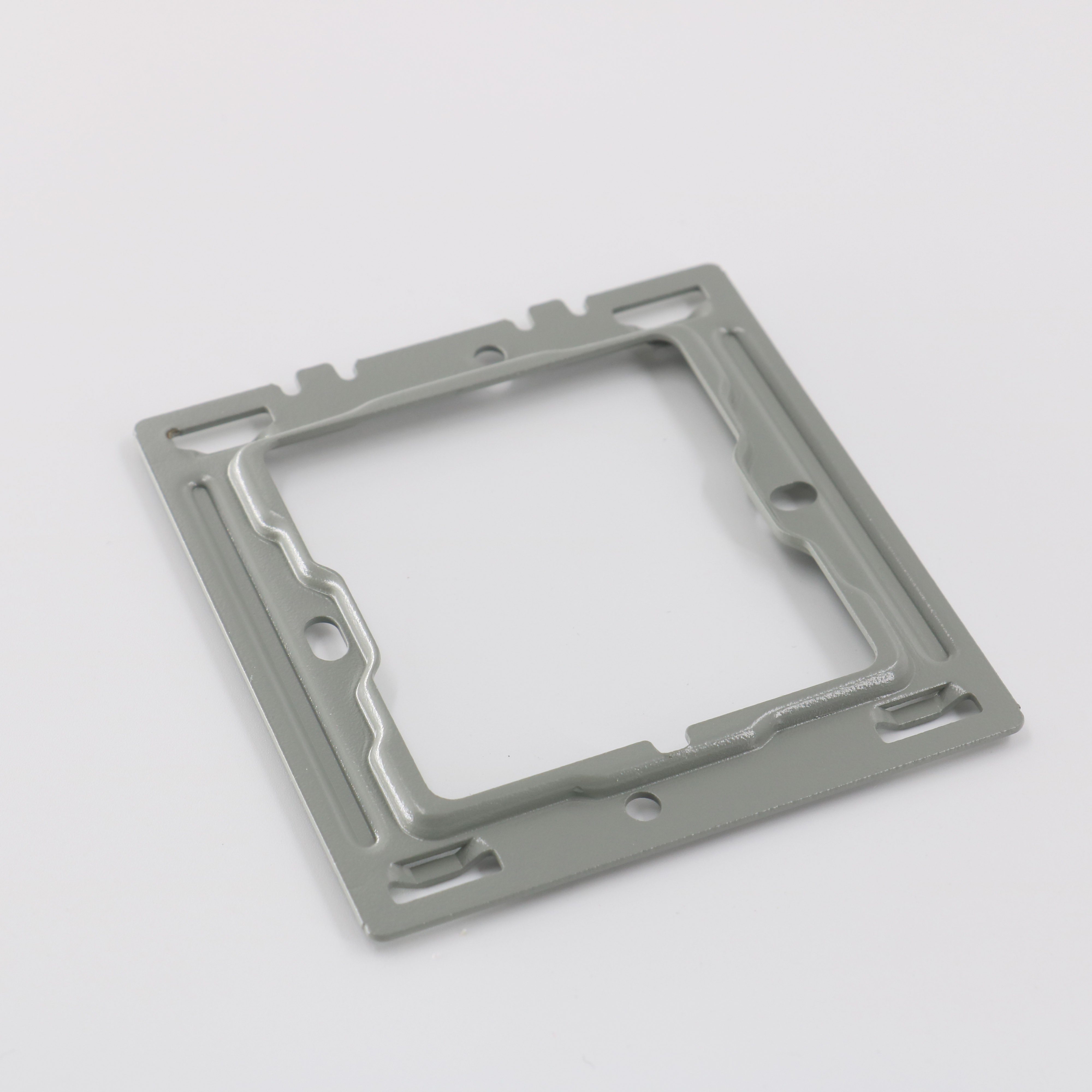 High quality Customizable Mechanical Cheap Metal Bracket Iron Stamping Frame for switch and iron socket