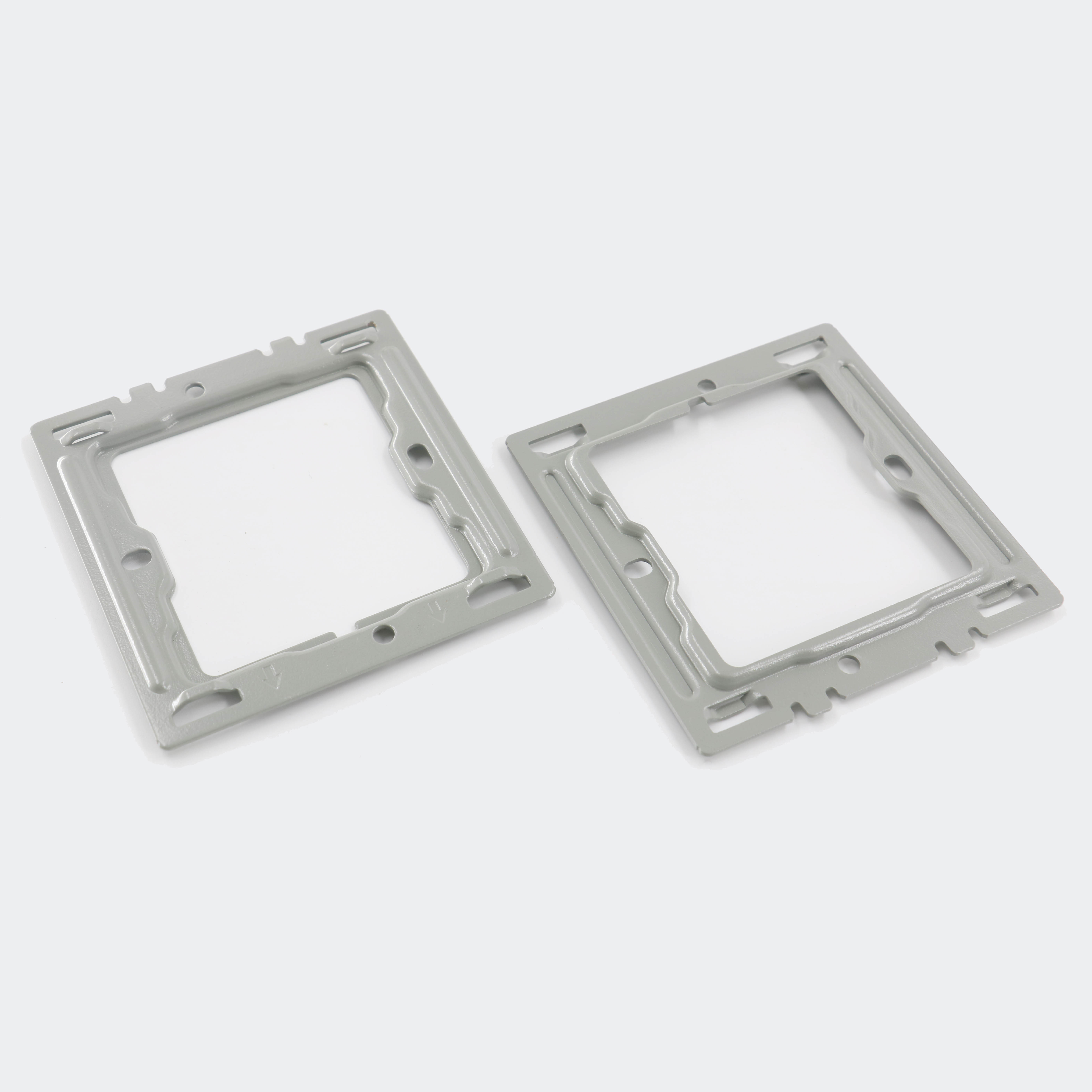 High quality Customizable Mechanical Cheap Metal Bracket Iron Stamping Frame for switch and iron socket