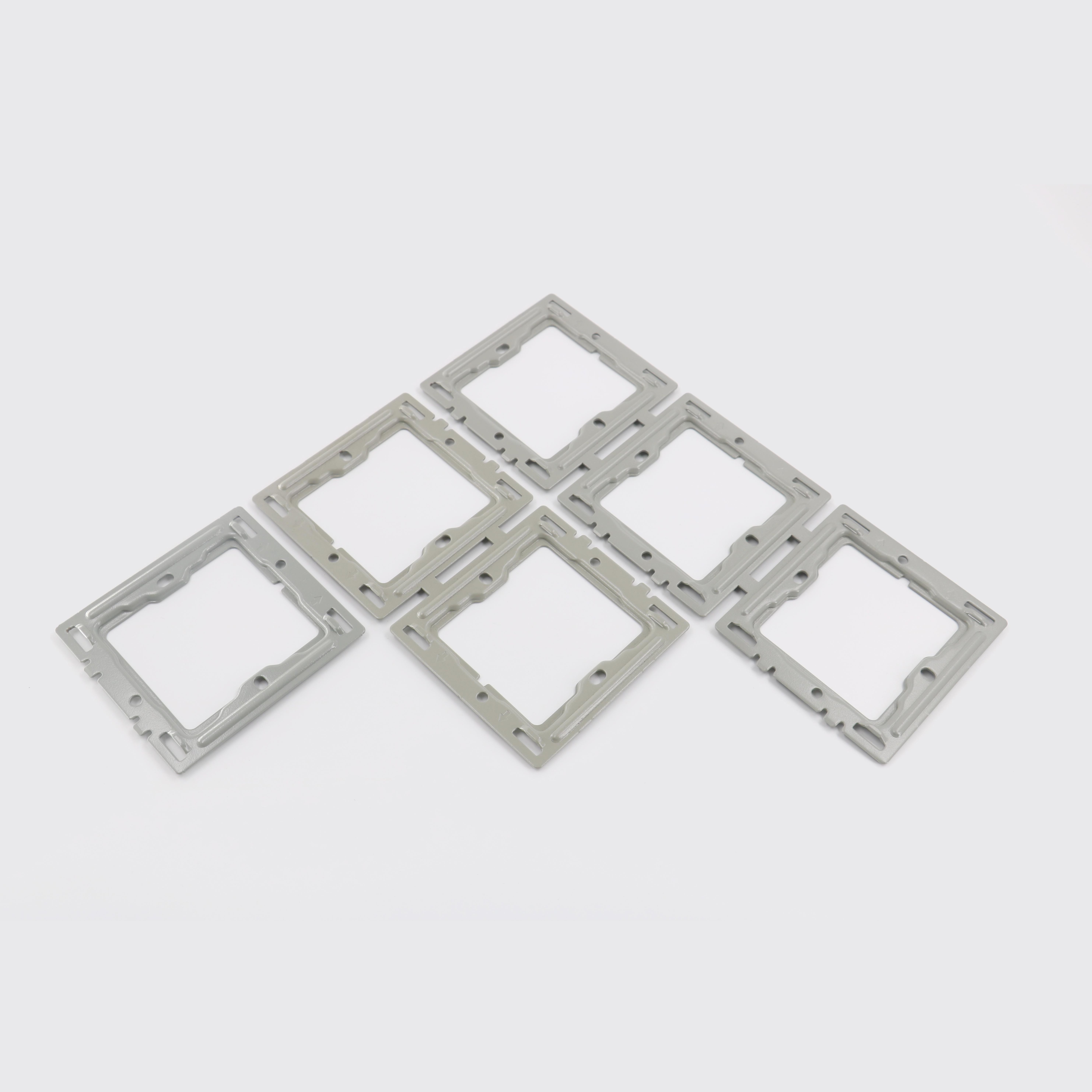 High quality Customizable Mechanical Cheap Metal Bracket Iron Stamping Frame for switch and iron socket