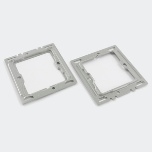 China manufacture customized electrical socket metal bracket square shape frame switch sockets  brackets stamping iron plates