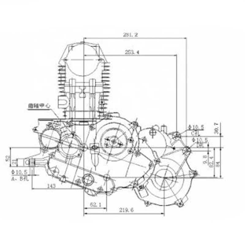 CQJB motorbike engines 175cc motorcycle engines yamaha engine scooter