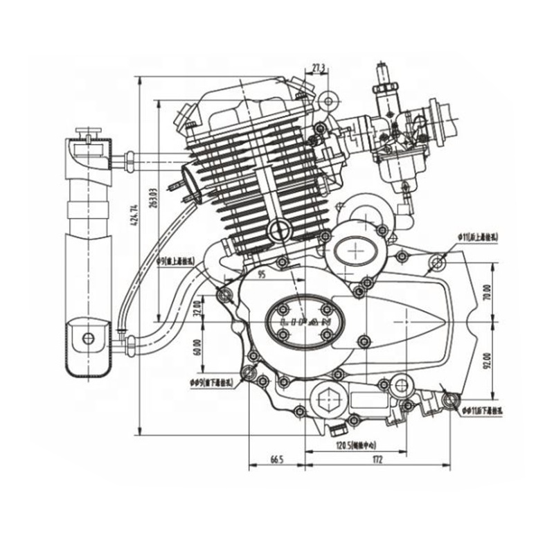 CQJB motorcycle engine assembly 150cc 175cc gy6 scooter yamaha 200cc loncin  250cc motor engine 300cc 320CC