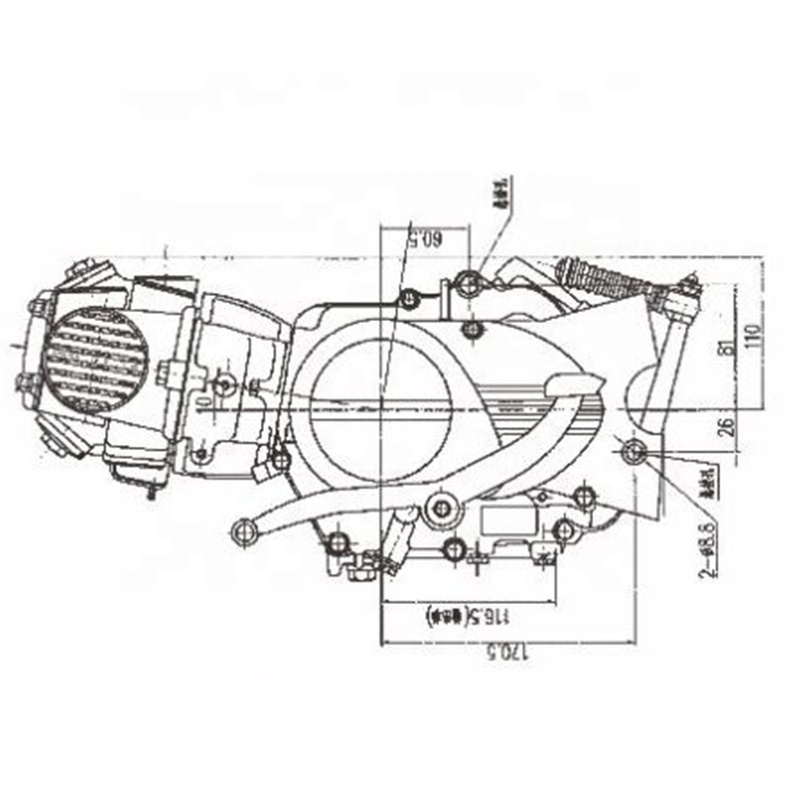 CQJB lifan 125cc engine motorcycle small motorcycle engine