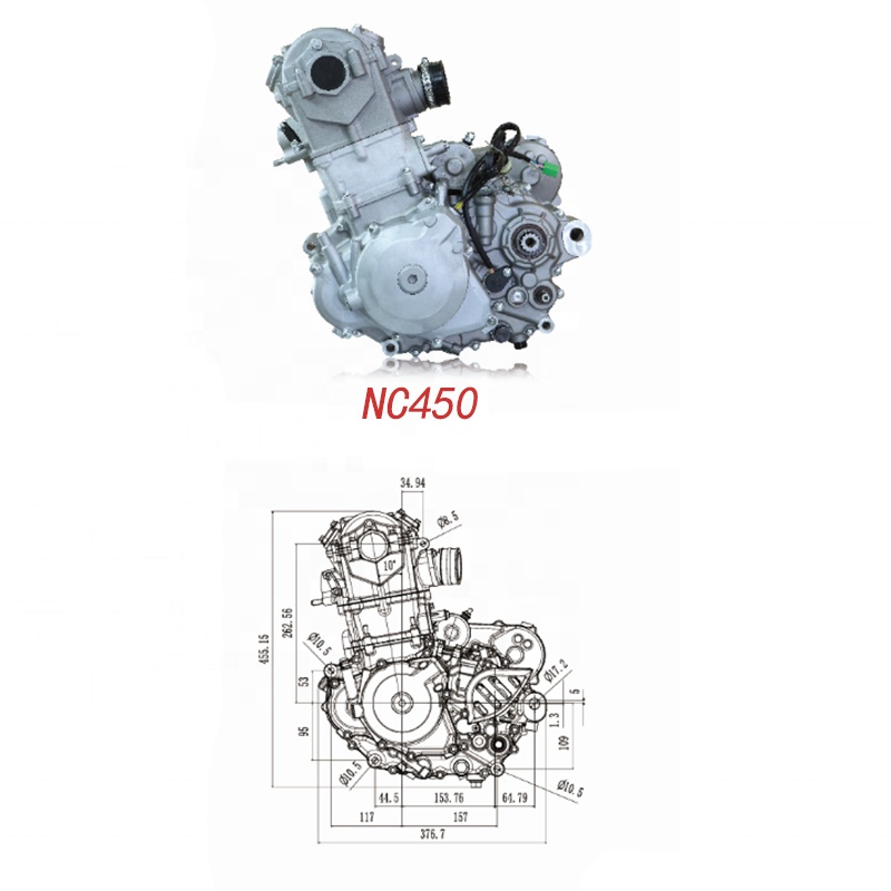 CQJB 4stroke engine other NC250CC NC450CC engines motorcycle engine 250cc 6 gears