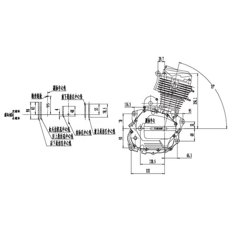 CQJB motorcycle engines 250cc matic engine 160cc 250cc-engine 200cc