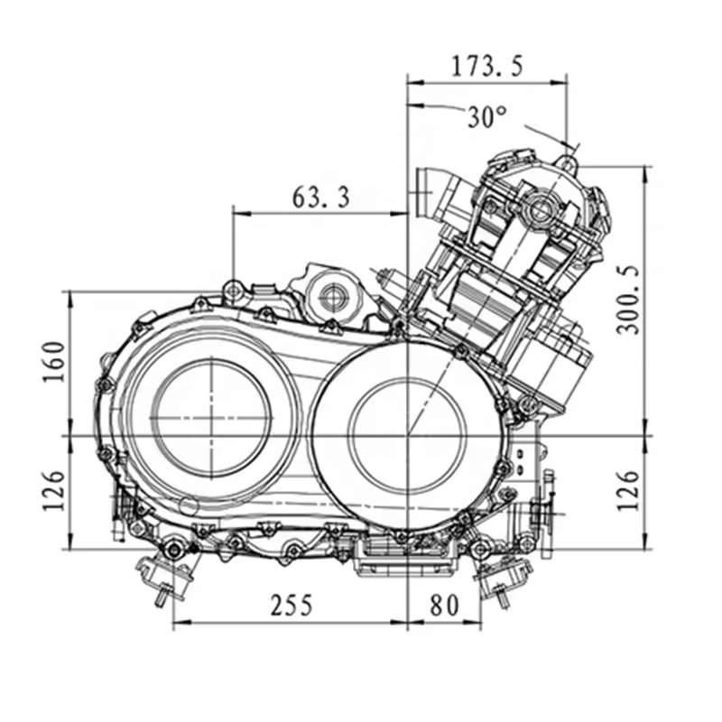 CQJB engine motorcycle 500cc bike engine 600cc 4 stroke engine gy6 250cc 620cc