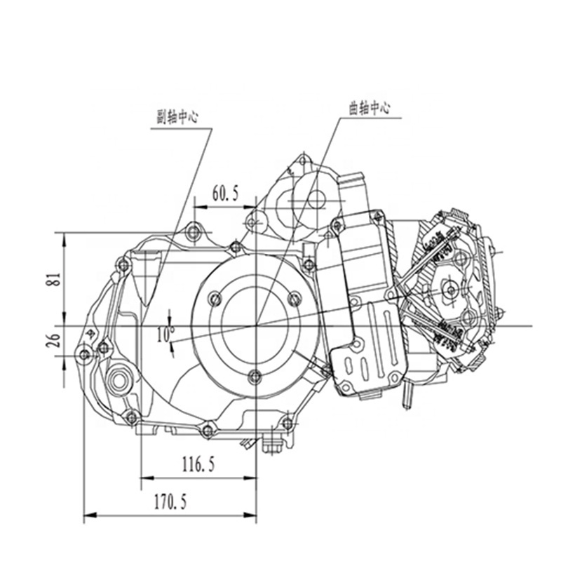 CQJB 150cc gy6 engine parts 110cc engine 2 150cc kips 125cc