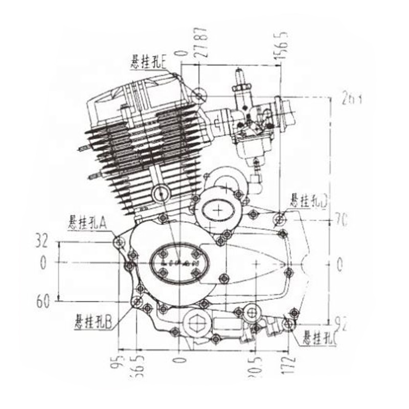 CQJB motorbike engines 150cc-motorcycle-engine jawa motorcycle engine