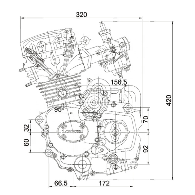 CQJB motorcycle engines bs6 150cc bike engine