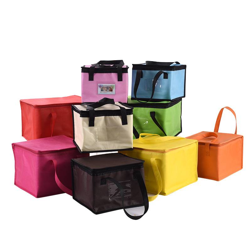 reusable thermal insulated grocery cool carry cooler lunch bag for food